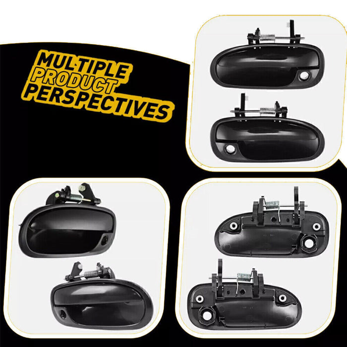DURAFORCE 2x For Honda Civic Coupe 96-00 Front Exterior Left Right Door Handle Plastic