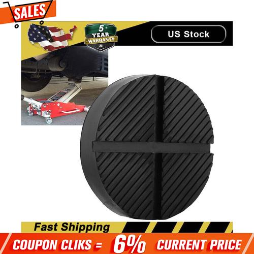 DURAFORCE Universal Floor Jack Pads Rubber Pad Adapter Car Truck Cross Slotted Frame Rail!