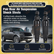 DURAFORCE For Infiniti QX56 JA60 Nissan Armada WA60 Rear Air Suspension Shock Struts Kit