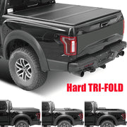 DURAFORCE 5FT Hard Tonneau Cover Pickup Truck Bed Fit for 2005-2015 Toyota Tacoma Tri-Fold