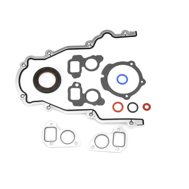 DURAFORCE Timing Chain Cover W/Water Pump Gaskets &Main Seal NEW For GM LS1 4.8L 5.3L 5.7L
