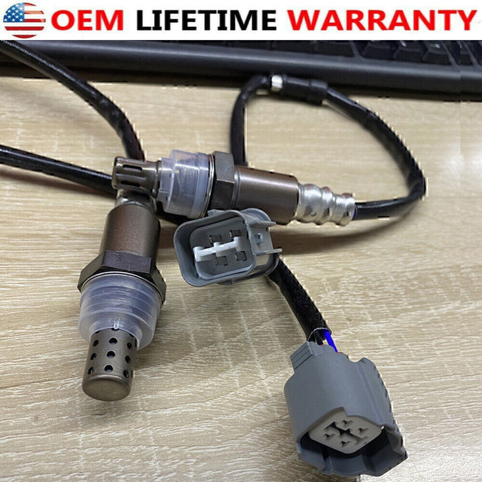 DURAFORCE 2pcs O2 Oxygen Sensor Upstream + Downstream for 2003-2011 Honda Element 2.4L