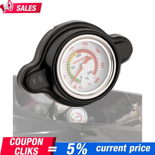 DURAFORCE 1.8 High Pressure Radiator Cap Temperature Gauge For HONDA CRF450R 2002-2015