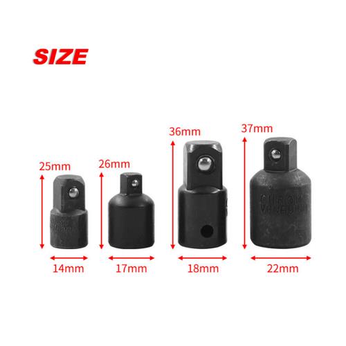 DURAFORCE 4-pack 3/8" to 1/4" 1/2 inch Drive Ratchet SOCKET ADAPTER REDUCER Air Impact Se!