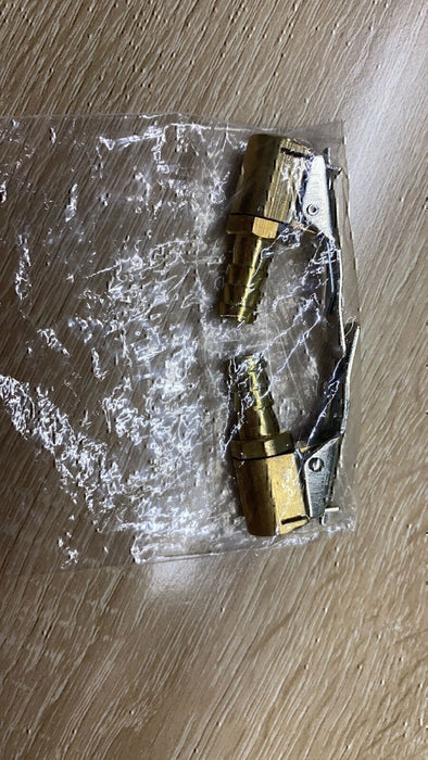 DURAFORCE 2 Auto Open Flow Straight Lock-On Air Chuck with Clip for Tire Inflator Car Tool