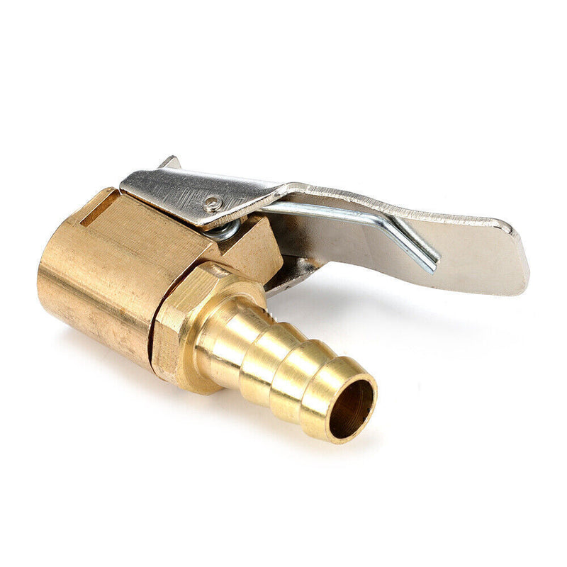 DURAFORCE 2 Auto Open Flow Straight Lock-On Air Chuck with Clip for Tire Inflator Car Tool