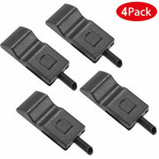DURAFORCE 4PCS Door Lock Knobs Front/Rear Ebony For Chevy/GMC Silverado/Sierra 07-13 Blac!