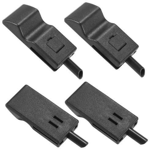 DURAFORCE 4PCS Door Lock Knobs Front/Rear Ebony For Chevy/GMC Silverado/Sierra 07-13 Blac!