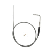 DURAFORCE 42" Stainless Steel Throttle and Idle Cable Fit for Harley Davidson 56579-02A