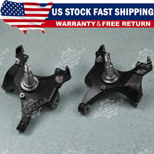 DURAFORCE FITS 1988-1998 CHEVY SILVERADO/C1500/SIERRA EXT CAB 2WD 2" DROP SPINDLES