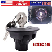 DURAFORCE Locking Gas Fuel Tank Plug Cover Cap 8U5Z9C268B For FORD with 2 Keys Direct-Fit