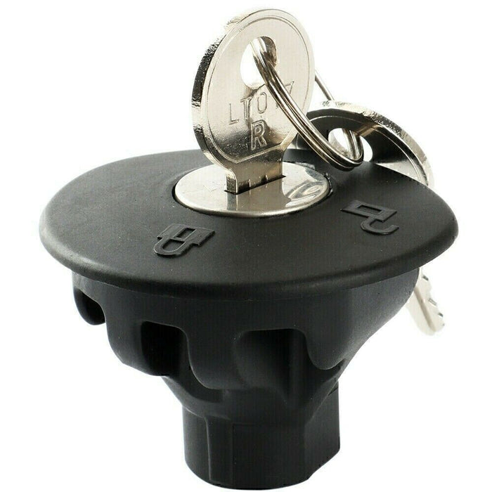 DURAFORCE Locking Gas Fuel Tank Plug Cover Cap 8U5Z9C268B For FORD with 2 Keys Direct-Fit