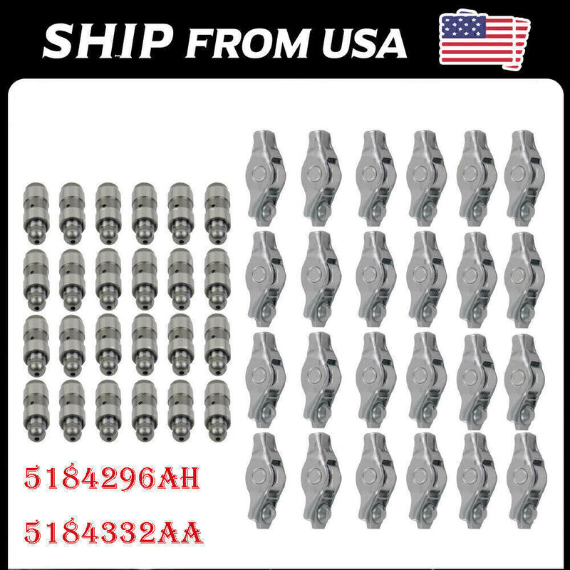DURAFORCE Rocker Arms Lifters Valve Kit For 11 12 13-16 3.6L Chrysler Dodge Jeep Ram