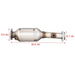 DURAFORCE Catalytic Converter w/Bolt For 1997 1998 1999 2000 2001 Honda CR-V CRV 2.0L