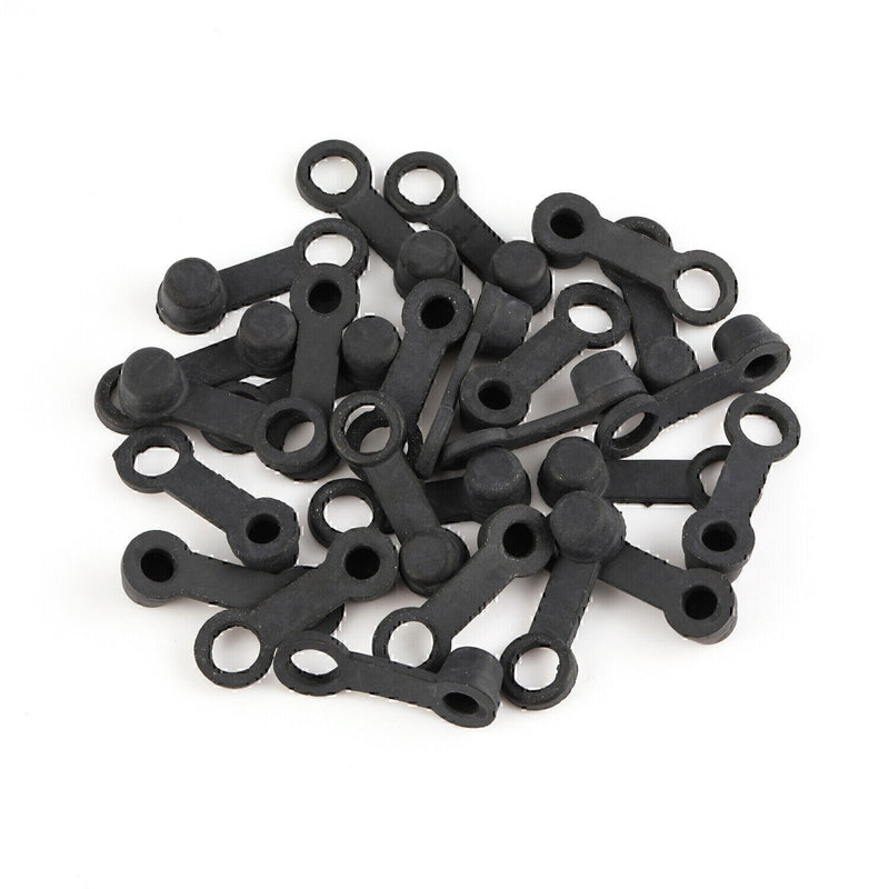 DURAFORCE (25 Pack) Brake Bleeder Screw Caps Grease Zerk Fitting Cap Rubber Dust Cover New
