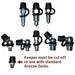 DURAFORCE (25 Pack) Brake Bleeder Screw Caps Grease Zerk Fitting Cap Rubber Dust Cover New
