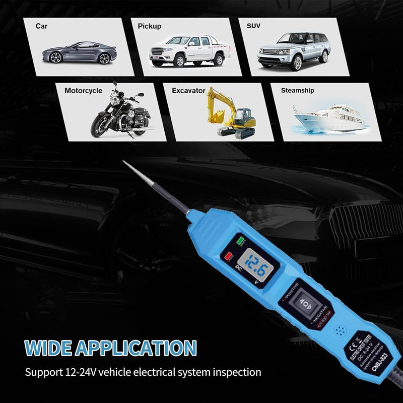 DURAFORCE Digital Automotive Car Power Probe Circuit Electrical Test Tool Device System US