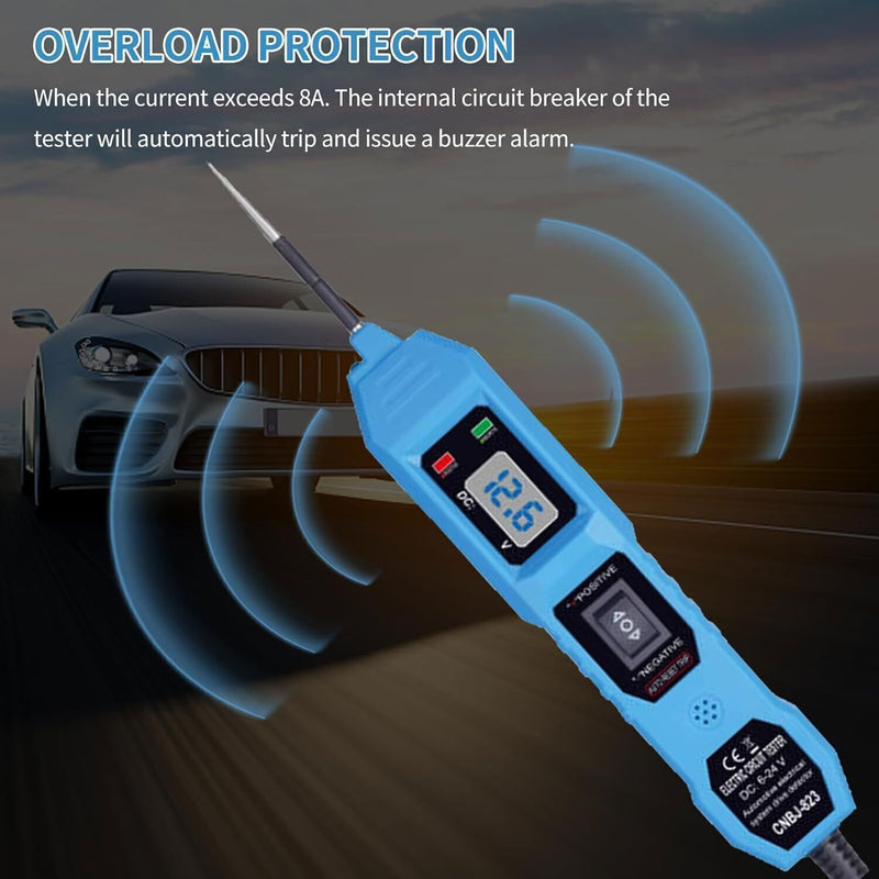 DURAFORCE Digital Automotive Car Power Probe Circuit Electrical Test Tool Device System US