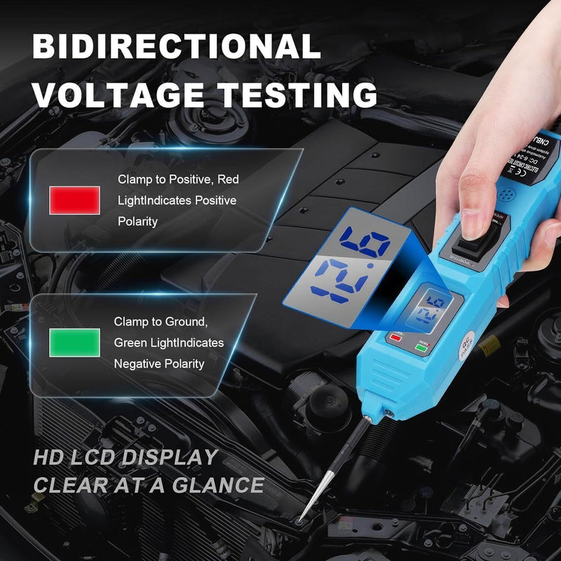DURAFORCE Digital Automotive Car Power Probe Circuit Electrical Test Tool Device System US