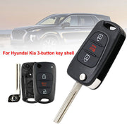 DURAFORCE For 2011 -2013 Kia Soul Keyless Flip Remote Car Key Fob Shell Case Pad