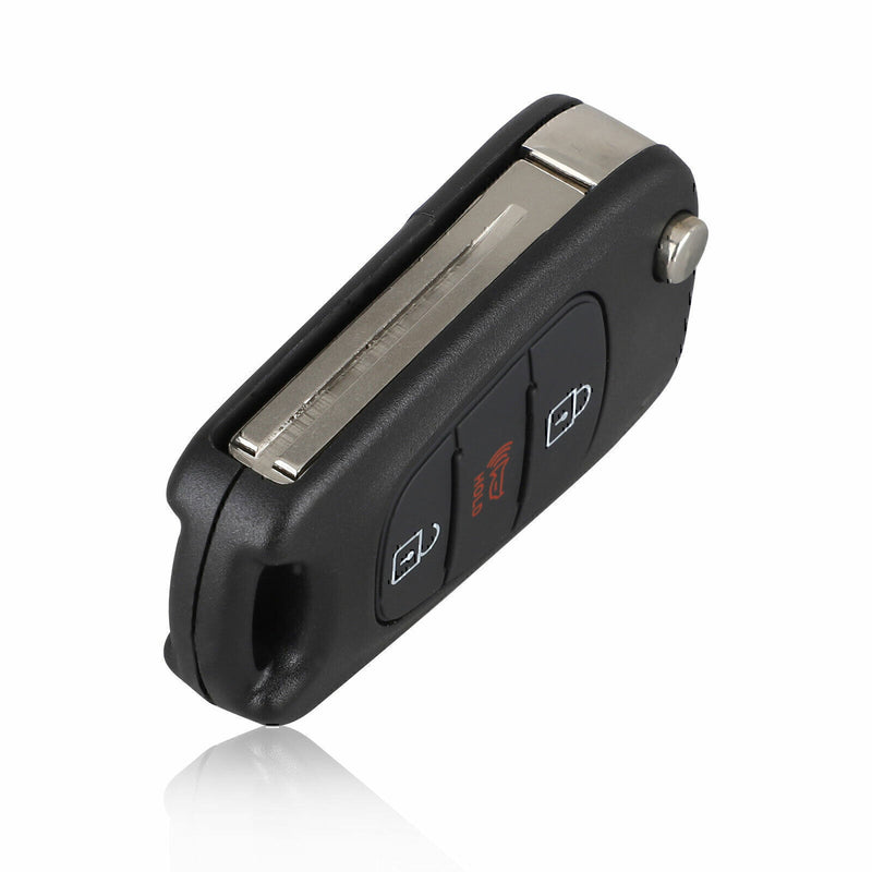 DURAFORCE For 2011 -2013 Kia Soul Keyless Flip Remote Car Key Fob Shell Case Pad
