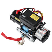 DURAFORCE Electric Winch Truck 10,000 lb Synthetic Rope Remote Control Off-Road 4WD Kit-