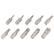 DURAFORCE 34pcs Torx Star Sockets & Bit Set for Male Female E-torx Security Bits 3/8 Drive