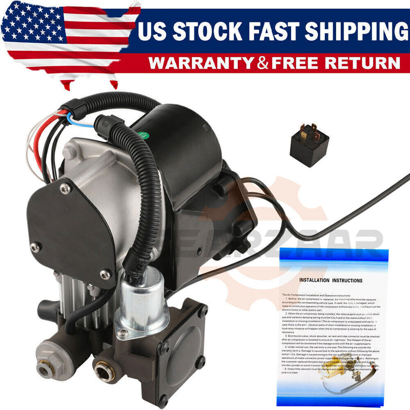 DURAFORCE Hitachi Air Suspension Compressor Pump For LR3,LR4 Range Rover Sport LR023964 US