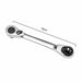 DURAFORCE 1PCS Mini 1/4inch Double Ended Quick Socket Ratchet Wrench Rod Screwdriver Bit*