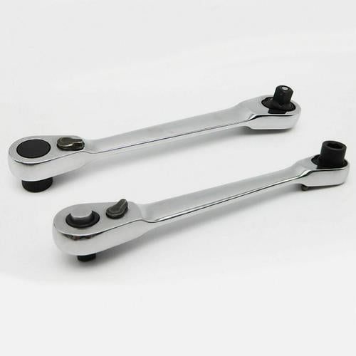 DURAFORCE 1PCS Mini 1/4inch Double Ended Quick Socket Ratchet Wrench Rod Screwdriver Bit*