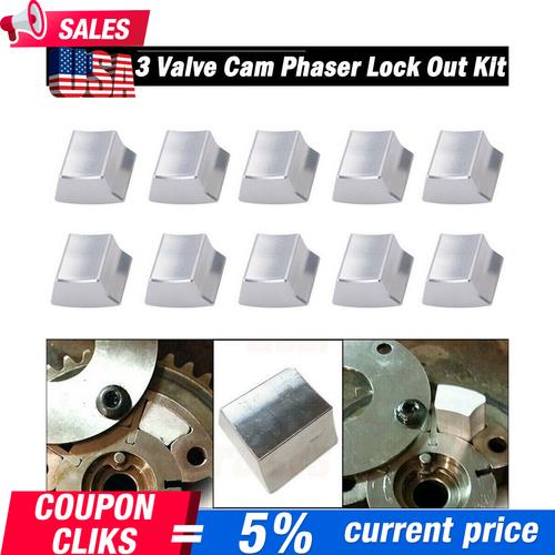 DURAFORCE 10X 3 Valve Cam Phaser Lock Out Kit Noise Repair Fit Ford 5.4L F150 Expedition E