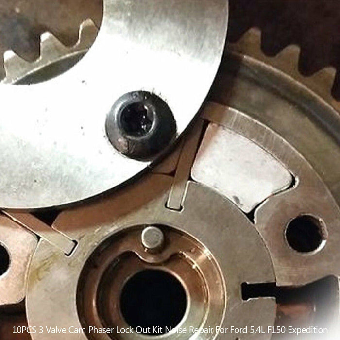 DURAFORCE 10X 3 Valve Cam Phaser Lock Out Kit Noise Repair Fit Ford 5.4L F150 Expedition E