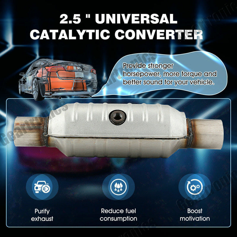 DURAFORCE Weld-On 2.5" Cata Converter Cat Fast Shipping USA