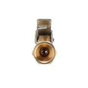 DURAFORCE 2pcs Tire Inflatable Straight Brass Open Flow Air Chuck Lock-On Clip 1/4" NPT