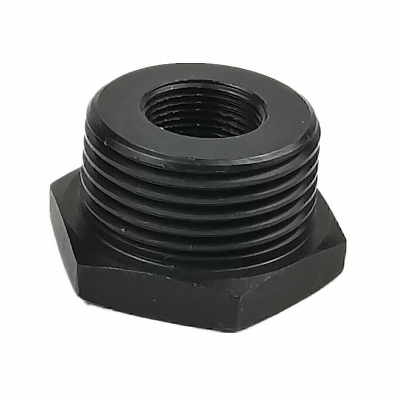 DURAFORCE 3PCS 1/2-28 to 3/4-16, 13/16-16, 3/4 NPT Thread Oil Filter Adapters Black NEW