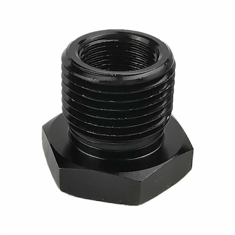 DURAFORCE 3PCS 1/2-28 to 3/4-16, 13/16-16, 3/4 NPT Thread Oil Filter Adapters Black NEW