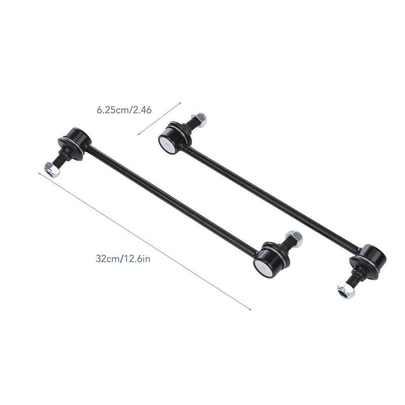 DURAFORCE 2PC Front Stabilizer Sway Bar End Links for 2010 2011-2017 Chevrolet Equinox