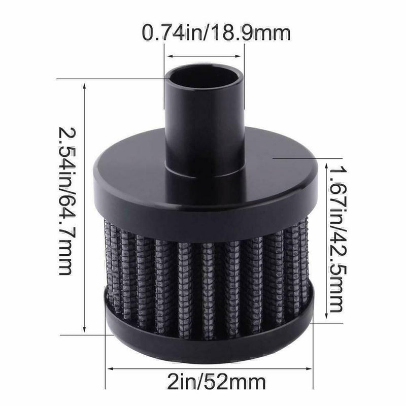 DURAFORCE Oil Filter For CCV Crank Case Vent Set For 07.5-17 Dodge 6.7 Cummins Diesel 2500