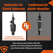 DURAFORCE Pair Rear Hydraulic Air Suspension Shock Struts Fit Infiniti QX56 QX80 2011-2021