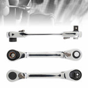 DURAFORCE Portable Mini Double-Ended Quick Socket Ratchet Wrench Rod Screwdriver Tool 1/4"