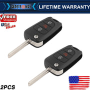 DURAFORCE 2 For 2012-2013 Kia Sportage Soul Keyless Flip Remote Car Key Fob Shell Case Pad