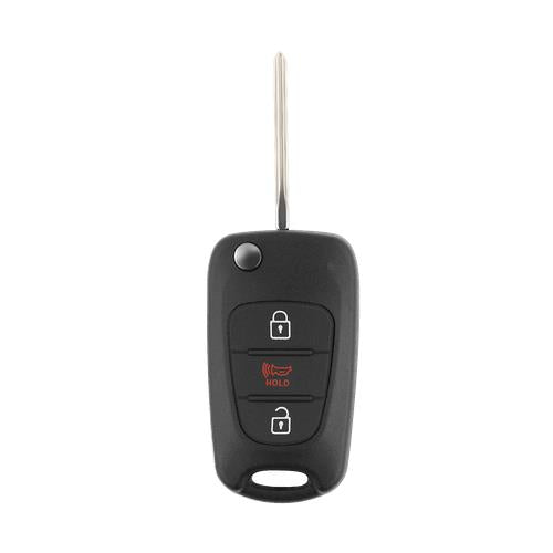 DURAFORCE 2 For 2012-2013 Kia Sportage Soul Keyless Flip Remote Car Key Fob Shell Case Pad