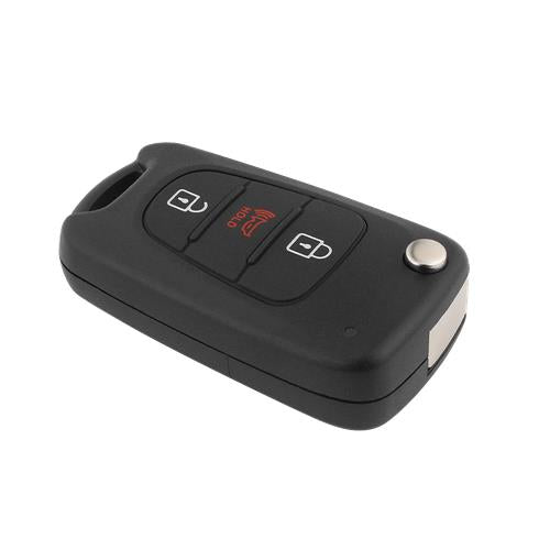 DURAFORCE 2 For 2012-2013 Kia Sportage Soul Keyless Flip Remote Car Key Fob Shell Case Pad