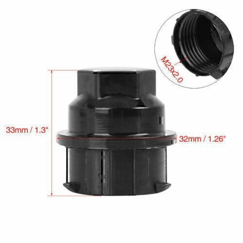 DURAFORCE 20pcs Black Plastic Wheel Lug Nut Caps Replace Kits fit GM 9593028 9593228 new