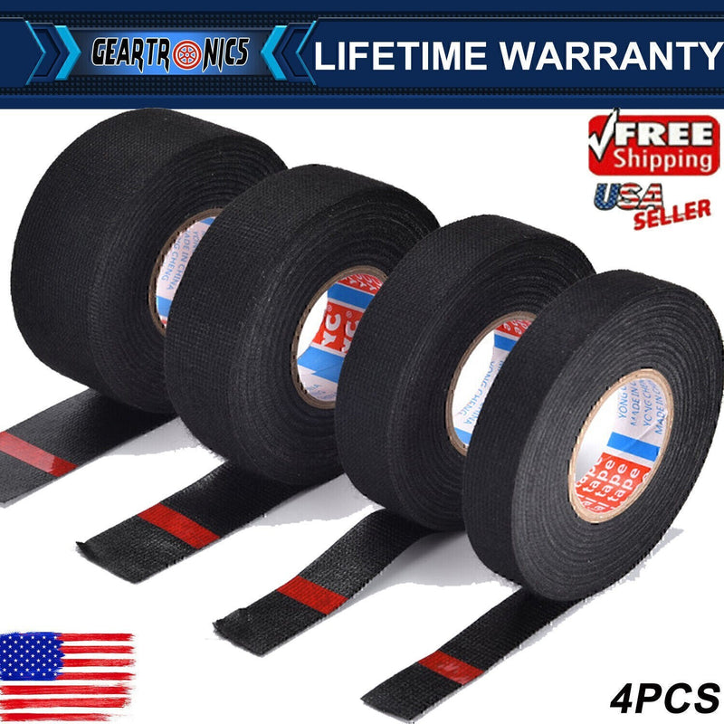 DURAFORCE 4 x Cloth Tape Wire Electrical Wiring Harness car auto suv truck 19mm*15m New!