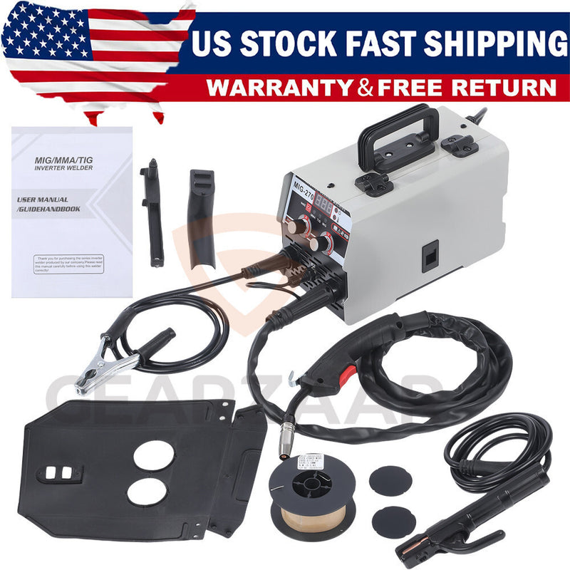DURAFORCE for Welder 140Amp Mig Welding Machine 3-in-1 Flux Core MIG/Stick/Lift TIG Welder