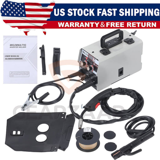 DURAFORCE for Welder 140Amp Mig Welding Machine 3-in-1 Flux Core MIG/Stick/Lift TIG Welder