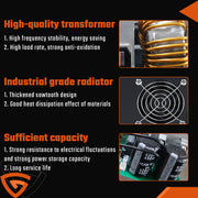 DURAFORCE for Welder 140Amp Mig Welding Machine 3-in-1 Flux Core MIG/Stick/Lift TIG Welder
