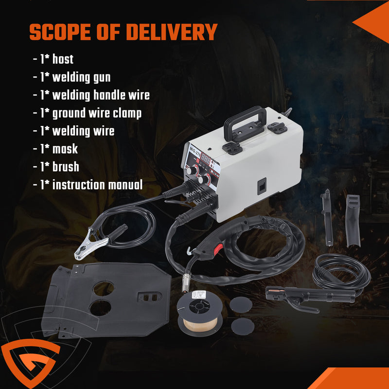 DURAFORCE for Welder 140Amp Mig Welding Machine 3-in-1 Flux Core MIG/Stick/Lift TIG Welder