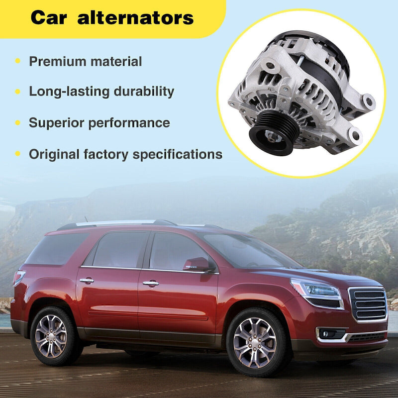 DURAFORCE ALTERNATOR FOR BUICK ENCLAVE 08-16 GMC ACADIA 07-2016 V6 3.6L 25815839 11252 NEW